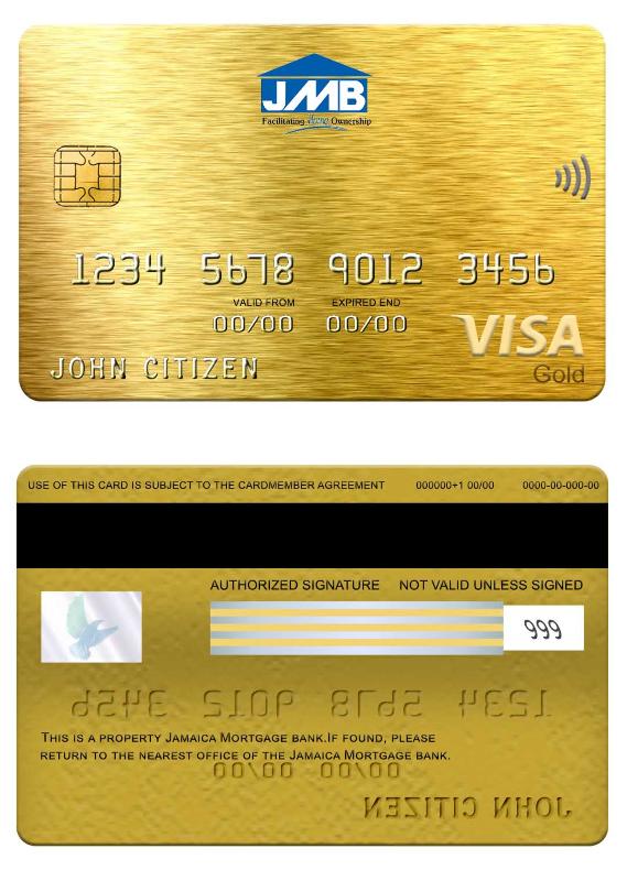 Jamaica Mortgage bank visa gold card